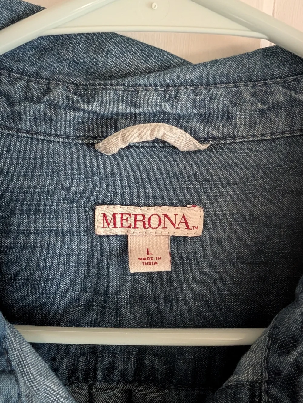 Merona Denim Chambray Shirt Dress - Picture 4 of 6